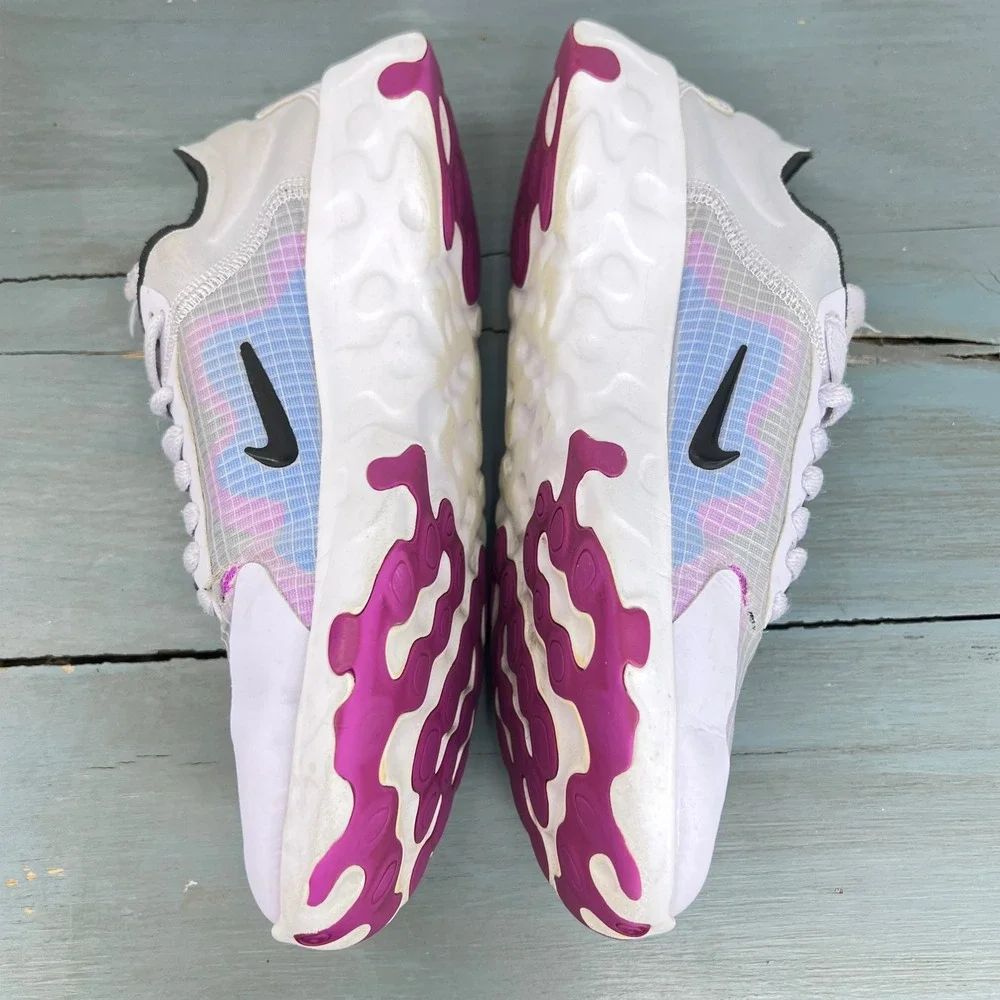 Nike Renew Element 55 White Black Psychic Purple BQ4152-500 Womens 8.5